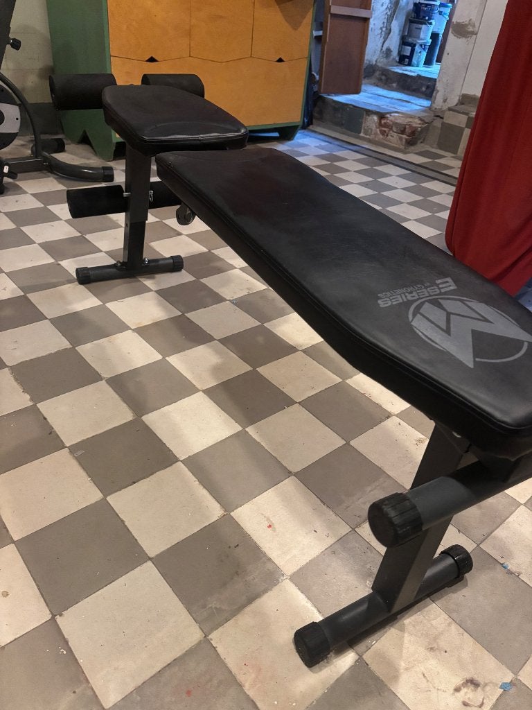 Fitness bankje, Sport en Fitness, Fitnessmaterialen, Ophalen, Zo goed als nieuw, Fitnessbank