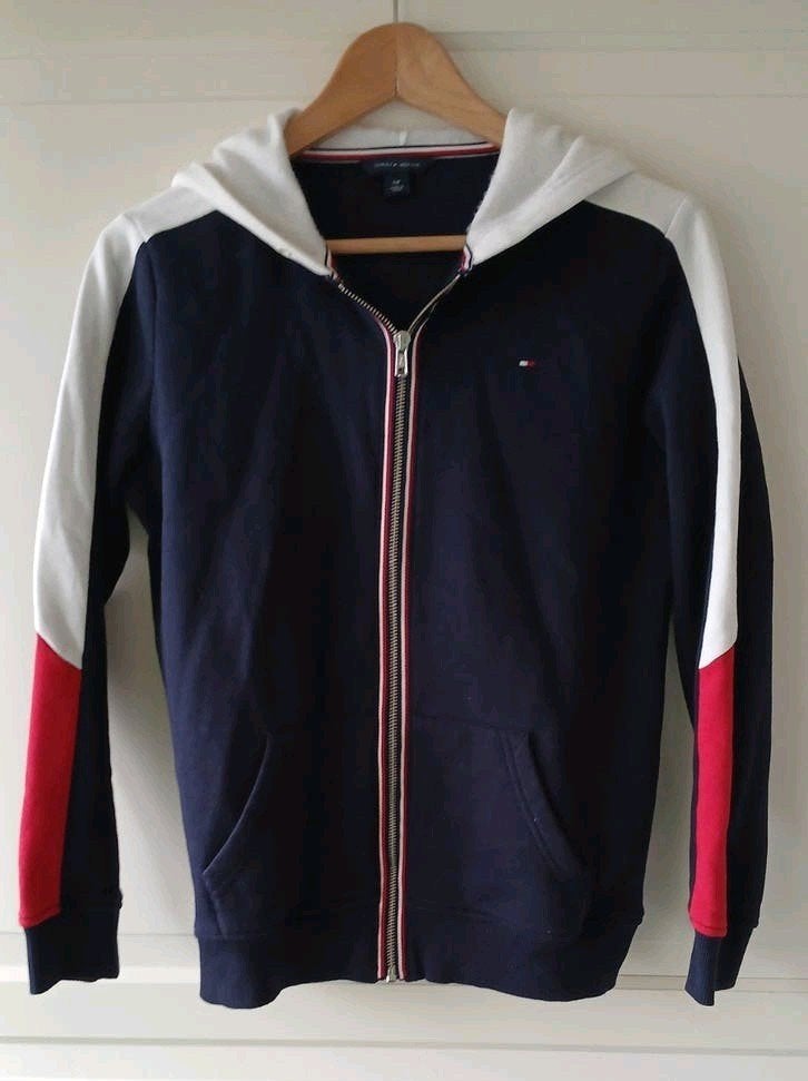 Tommy Hilfiger hoodie mt S, Blauw, Tommy Hilfiger, Wandelen of Outdoor, Ophalen of Verzenden