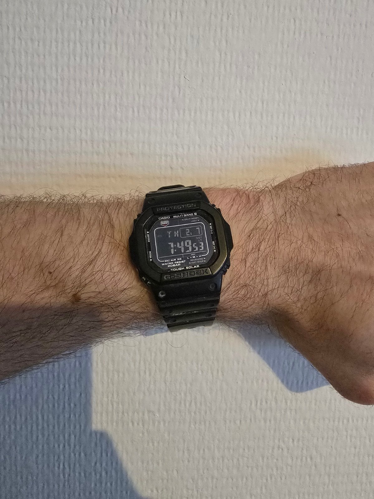 Casio G-Shock GW-M5610U-1BER, Gebruikt, Casio G-Shock, Zwart, Ophalen of Verzenden