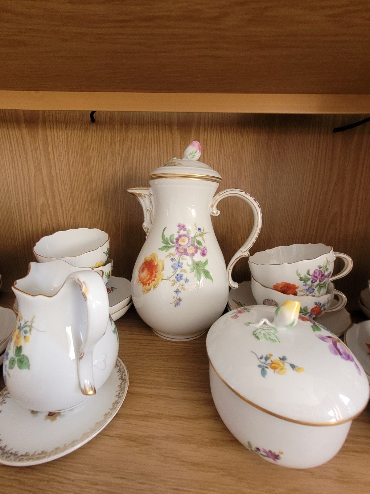 Meissen Koffie/Theeservies - Compleet en in Goede Staat, Antiek en Kunst, Antiek | Servies compleet, Ophalen