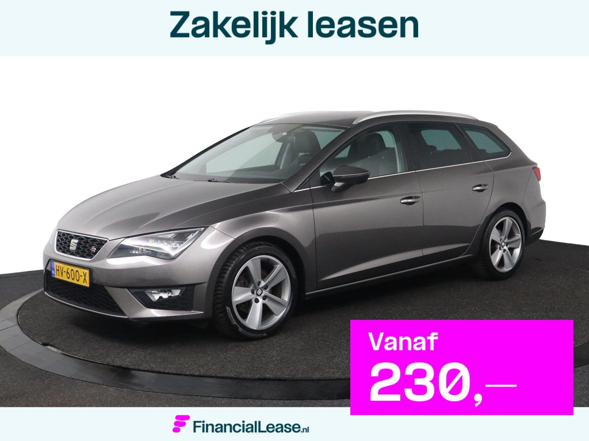 SEAT Leon ST 1.4 EcoTSI FR Connect |NAP|Camera|Cruise|Trekha, Stof, Gebruikt, 4 cilinders, 150 pk