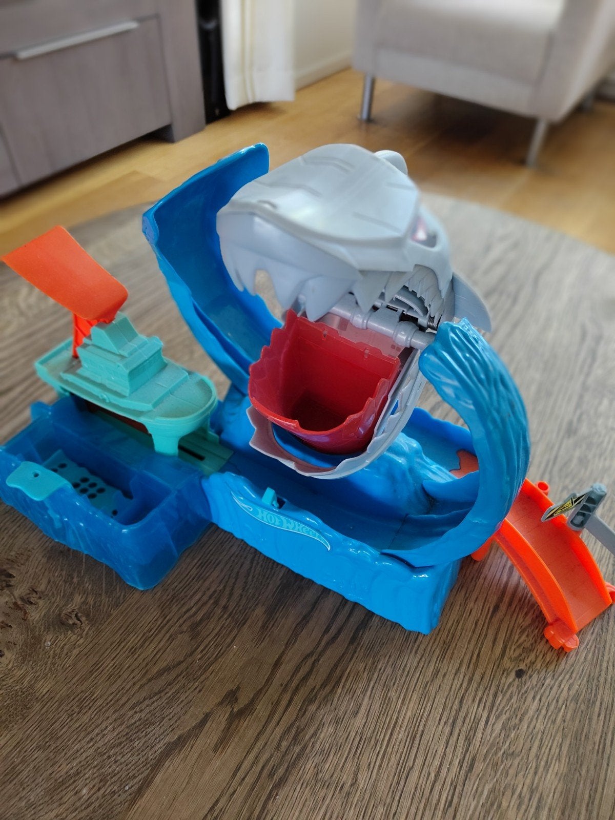 Hot wheels baan haai, Ophalen of Verzenden, Gebruikt, Handmatig, Hot Wheels