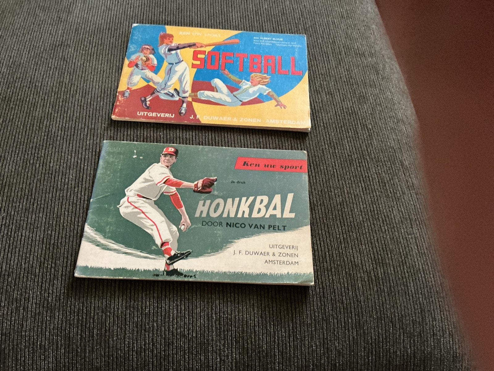 Vintage Honkbal en Softbal Boekjes - Ken Uw Sport, Ophalen of Verzenden, Gelezen, Balsport