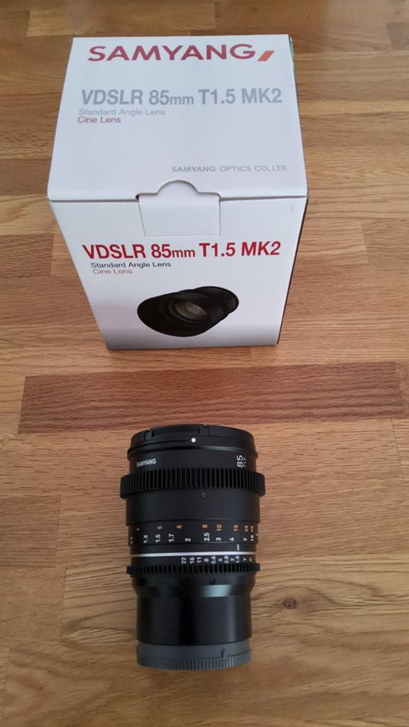 Samyang 85mm T1.5 MK2 Sony E-mount lens - Zo goed als nieuw, Ophalen of Verzenden, Zo goed als nieuw, Telelens