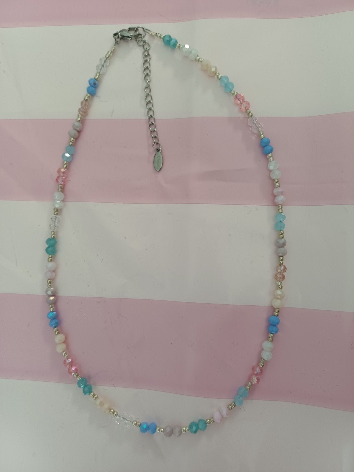 Stainless steel ketting, Sieraden, Tassen en Uiterlijk, Kettingen, Ophalen of Verzenden, Zilver, Overige materialen