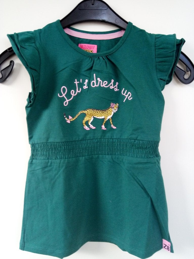 Z8 topje shirt maat 116 122, groen, panter, Sabrina, Kinderen en Baby's, Meisje, Z8, Nieuw, Ophalen of Verzenden