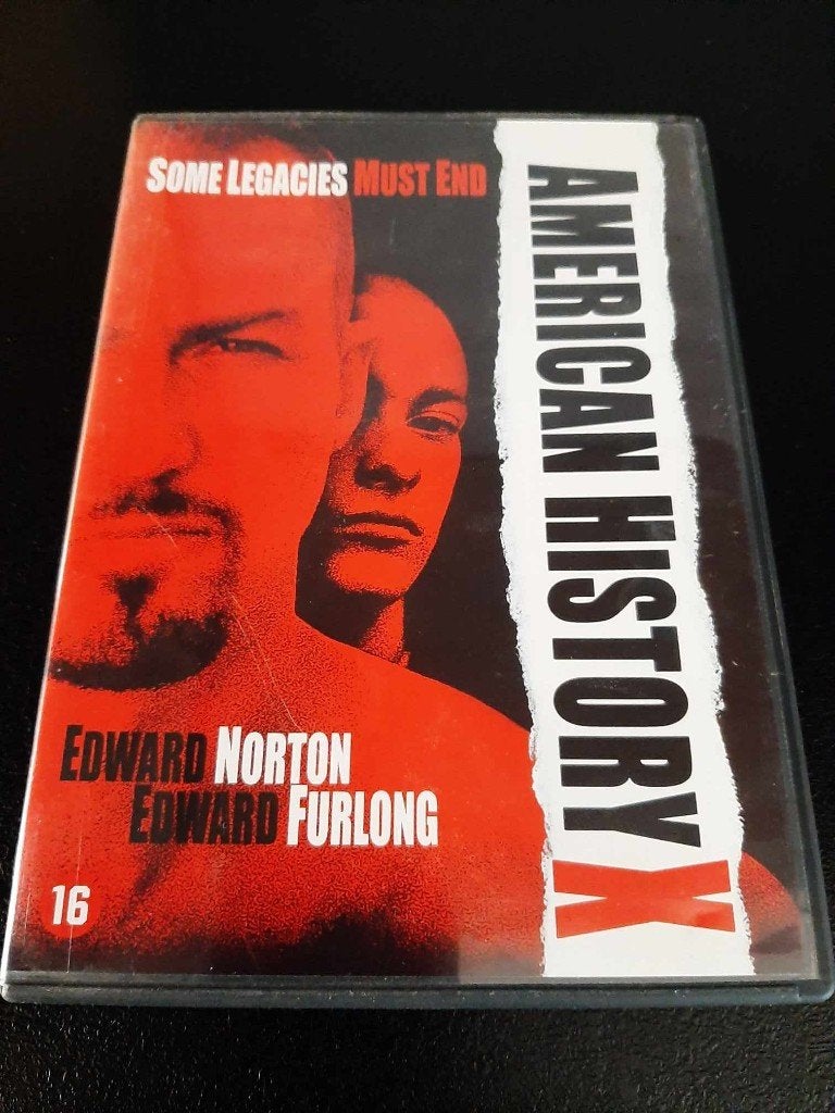 American history X, Edward Norton, Edward Furlong!, Vanaf 16 jaar, Ophalen of Verzenden, Gebruikt, Overige genres