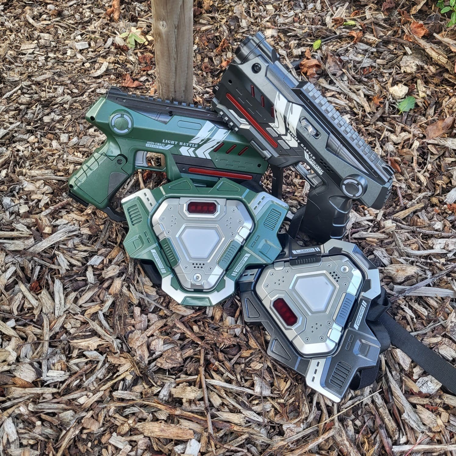 lasergame lightbattle  lasergun, Ophalen