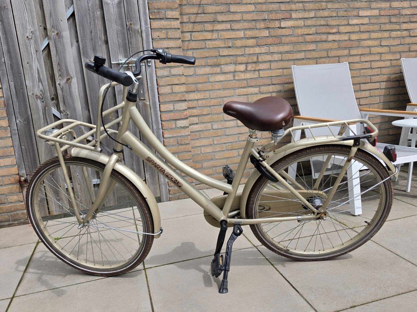 26 inch meiden fiets, Terugtraprem, Gebruikt, Sparta pickup, Versnellingen