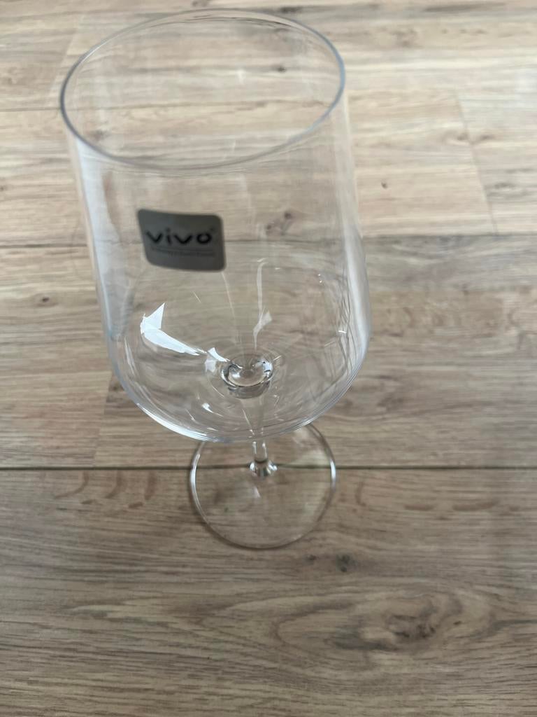 2 Rode wijnglas vivo_Villeroy & Boch Group, Ophalen, Zo goed als nieuw