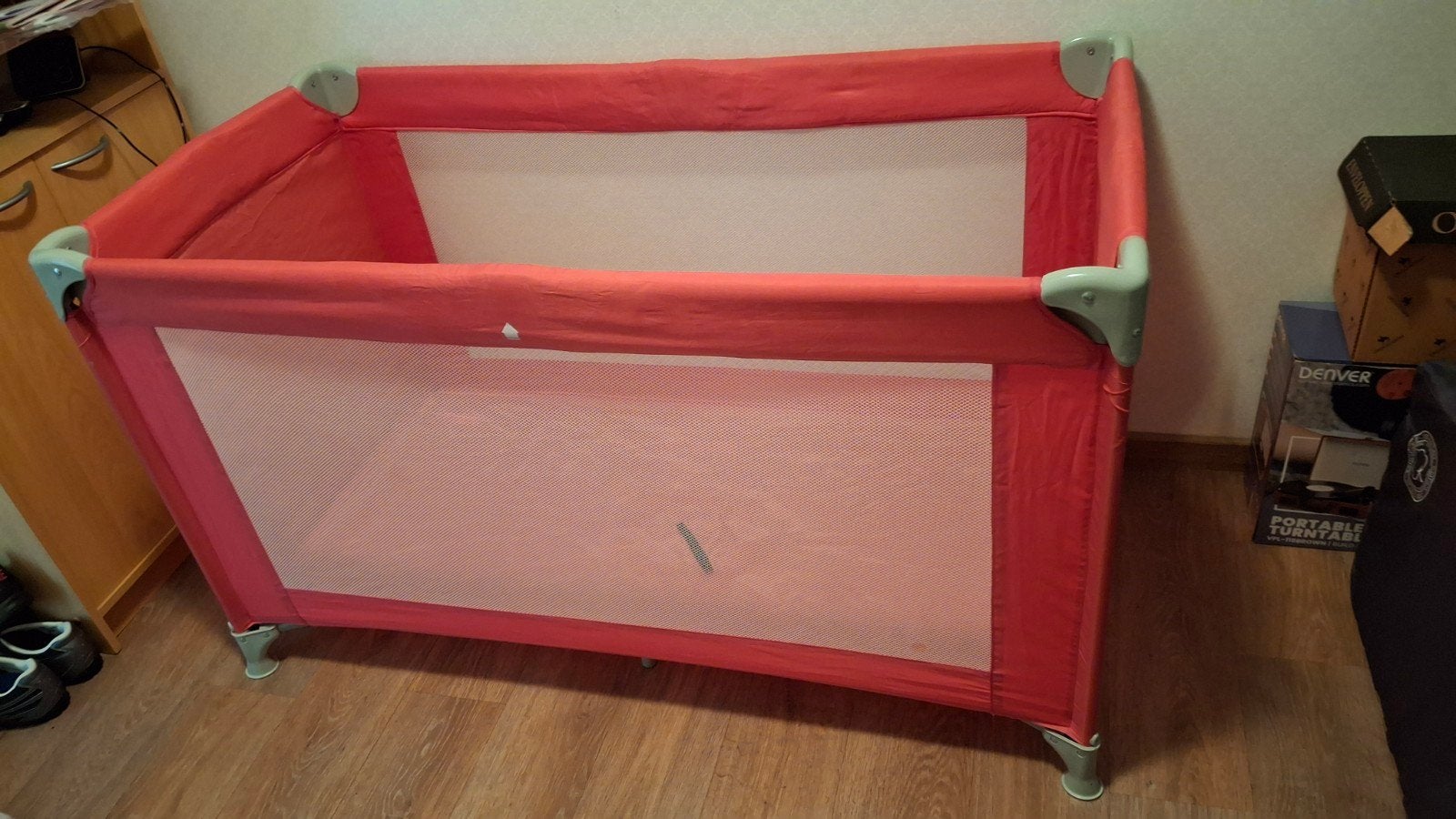 Campingbedje roze Cute, Kinderen en Baby's, Ophalen, Zo goed als nieuw, Reisbedje