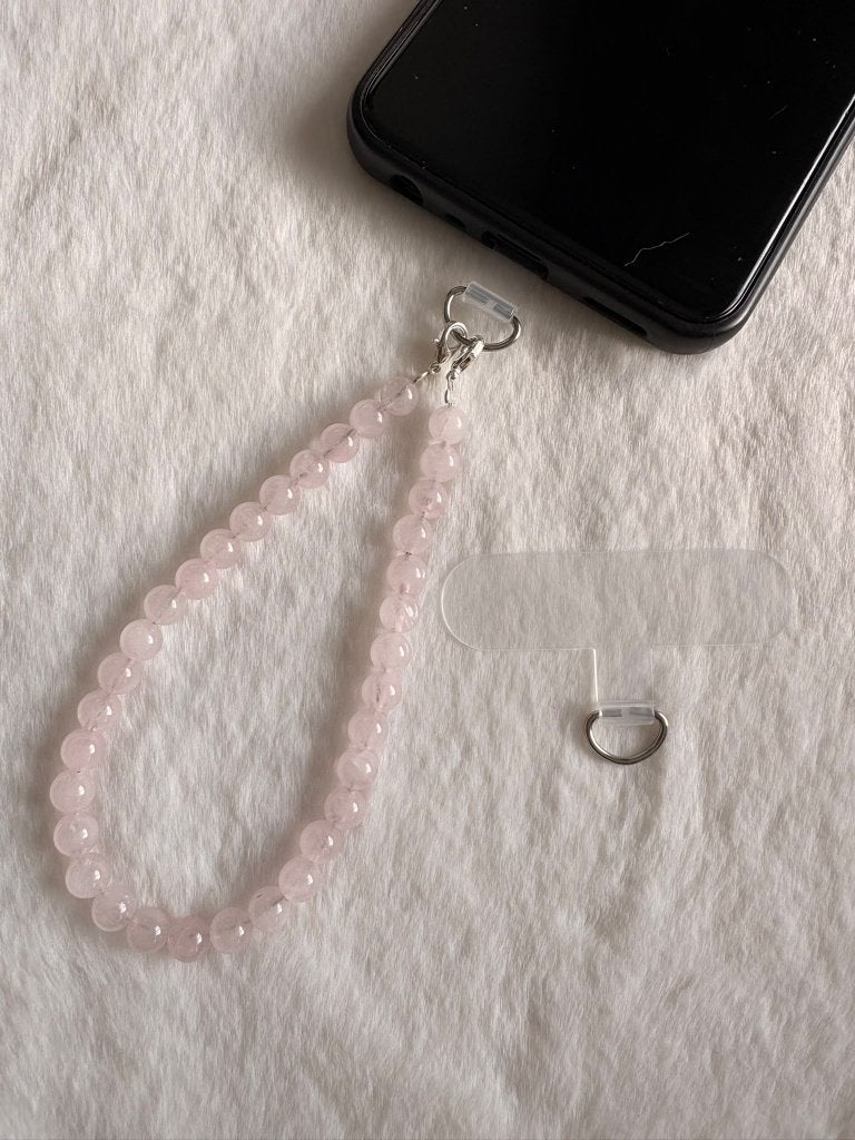 Rozenkwarts Telefoonkoord Classic – 6 mm | 22 cm, Telecommunicatie, Ophalen of Verzenden, Nieuw, Telefoonhanger of Accessoire