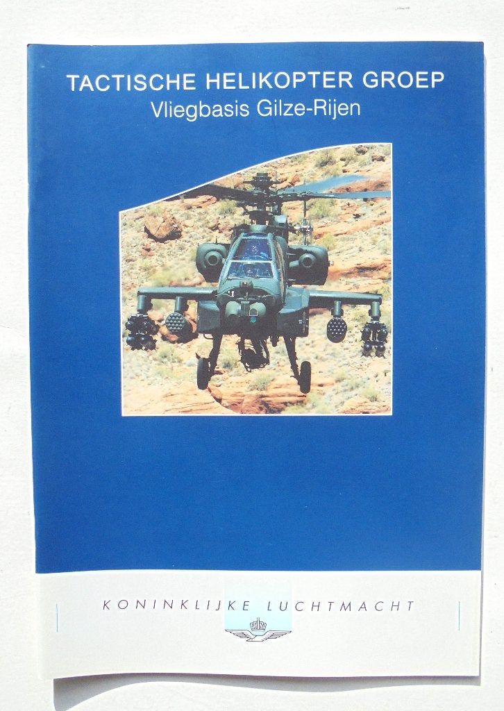 Brochure Tactische Helikopter Groep Vliegbasis Gilze-Rijen, Ophalen of Verzenden, Luchtmacht, Nederland, Boek of Tijdschrift
