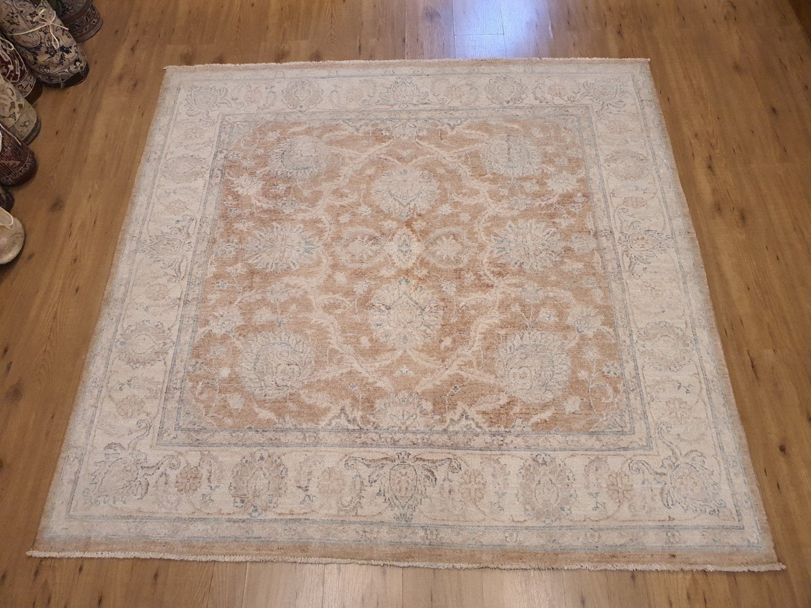 Nieuw handgeknoopt oosters tapijt ziegler 244x248, Info@SlatsAntiek.nl, Perzisch, Vof Slats Antiek, Ophalen of Verzenden