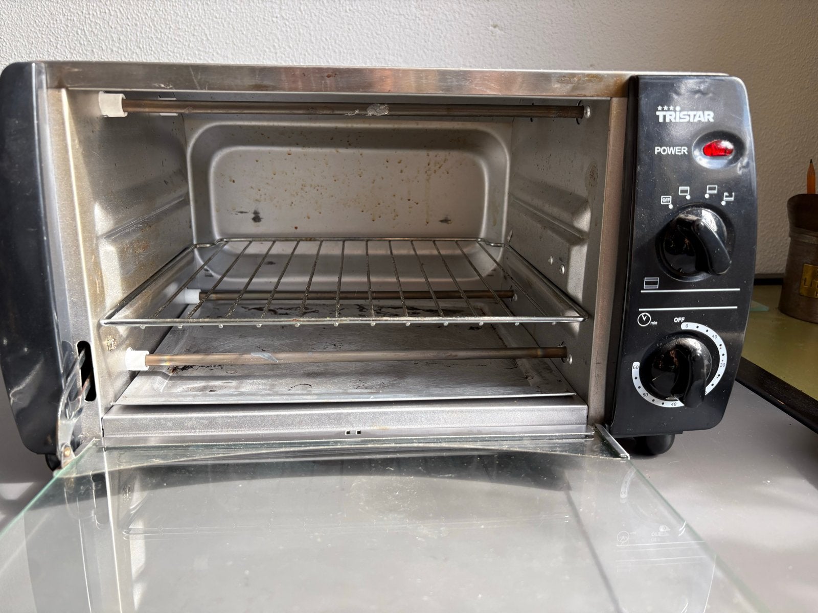Tristar Mini-oven/Campingoven 800W - Ideaal voor kleine ruim, Minder dan 45 cm, Gebruikt, Ophalen of Verzenden, Vrijstaand