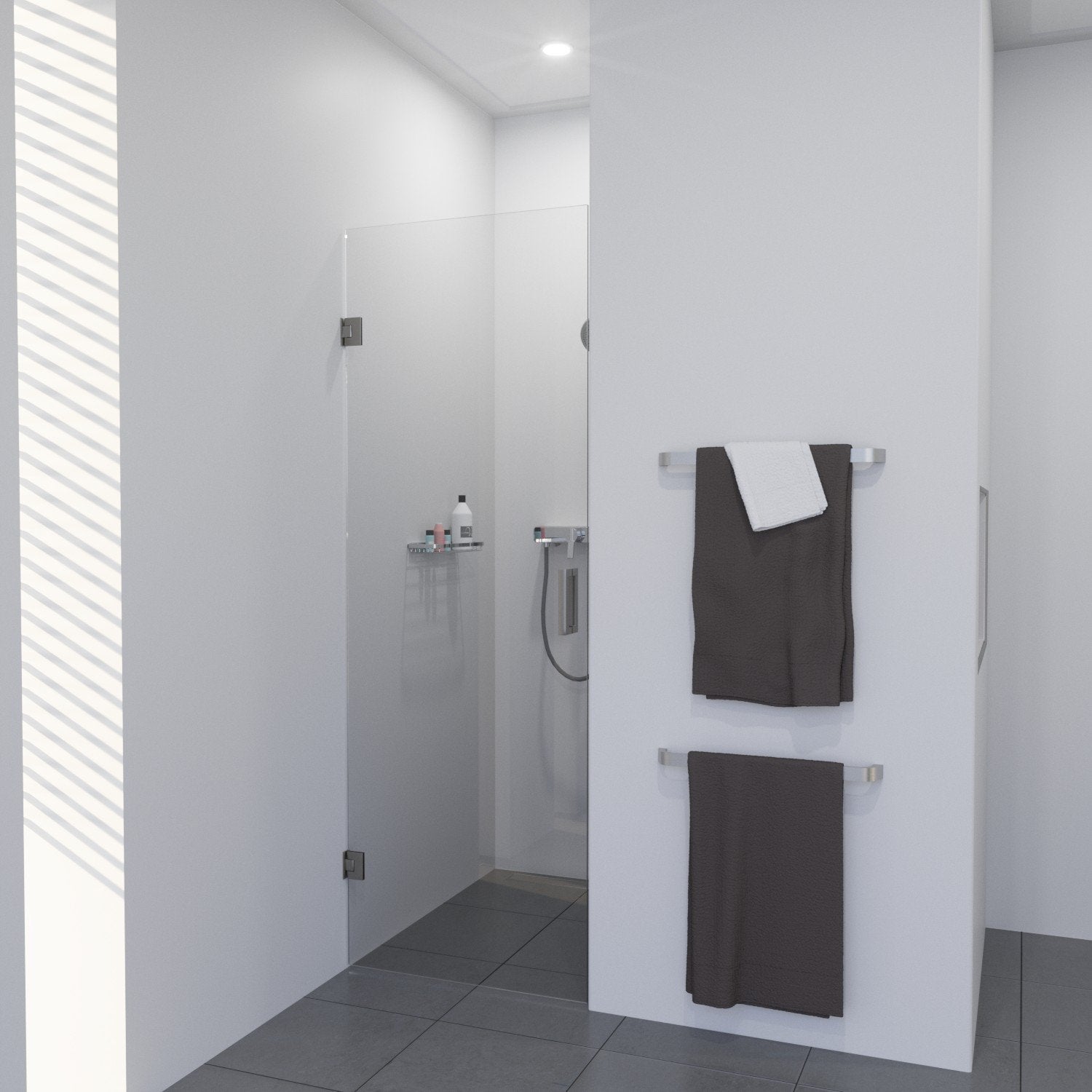 Saniclear Modern douchedeur 90x200 met RVS scharnieren., Ophalen of Verzenden, Nieuw, Overige typen