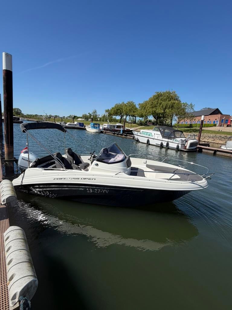 Prins 555 open honda 100pk V-TEC full opties 2016, Watersport en Boten, Ophalen, 10 tot 30 pk, Zo goed als nieuw, 3 tot 6 meter