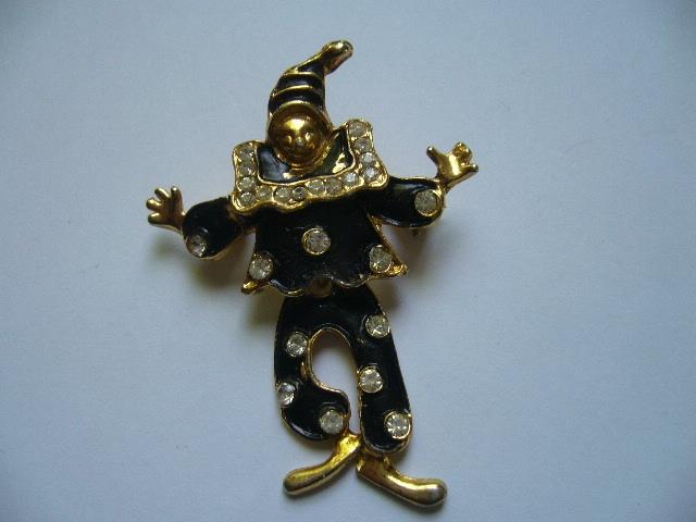 LEUKE BROCHE MET BEWEEGBAAR ONDERSTEL, Verzenden, Overige materialen, Broche