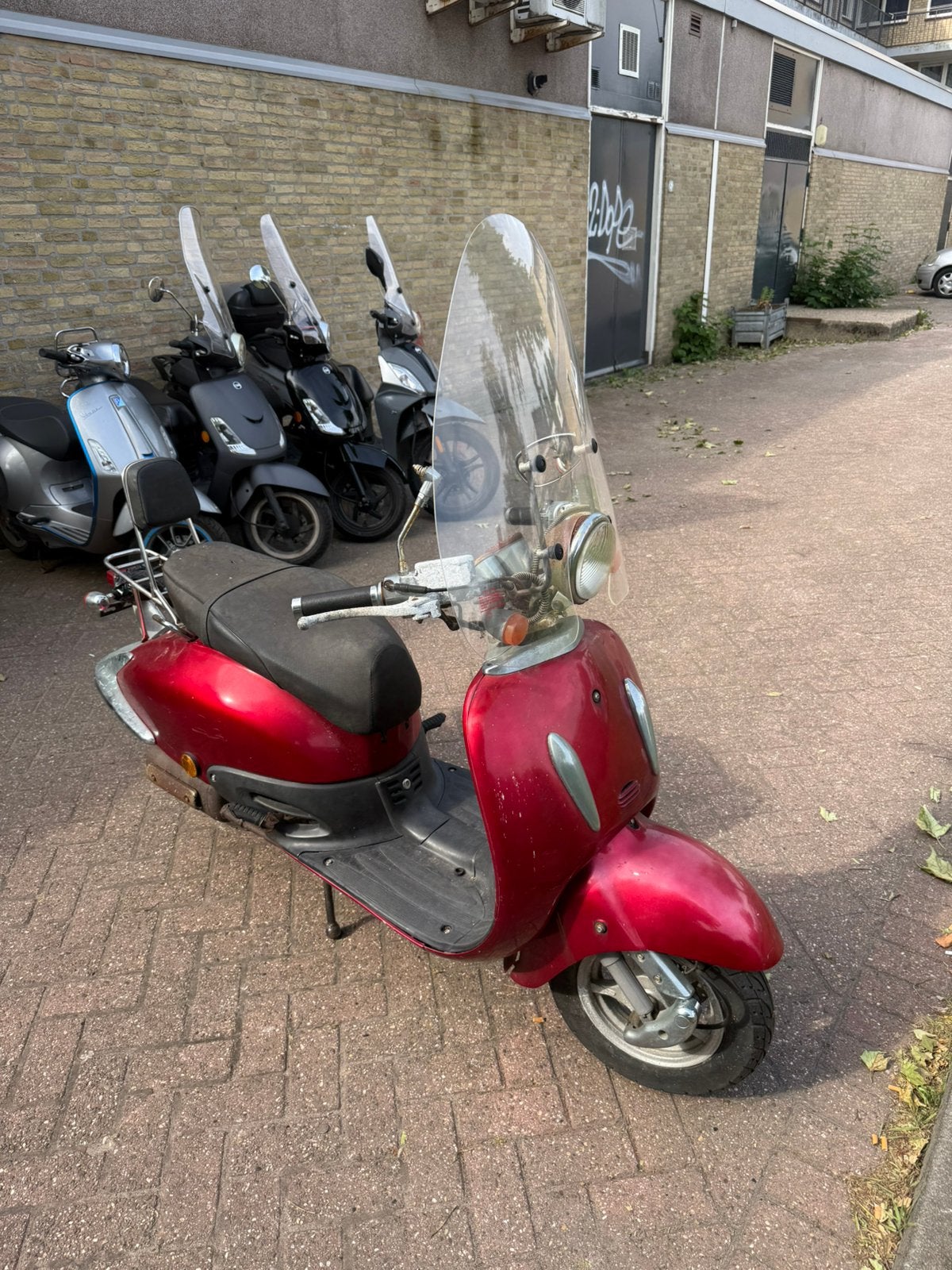 Grande retro loop of sloop met kenteken, Fietsen en Brommers, Snorfietsen en Snorscooters, Ophalen of Verzenden, Zo goed als nieuw