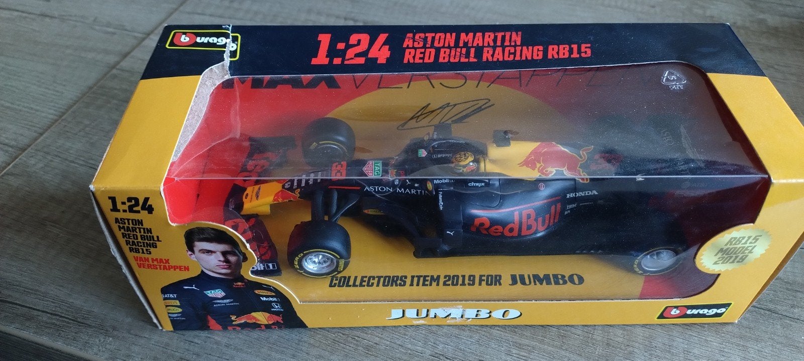 Bburago Max Verstappen Red Bull Racing F1 auto's 1:24, Ophalen of Verzenden, Nieuw, Auto