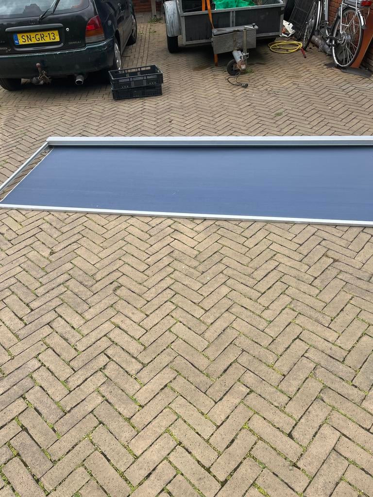 Blauw rolluik l 2980 mm h 1620 mm, Zo goed als nieuw, 150 tot 300 cm, 250 cm tot 450 cm, Rolluik