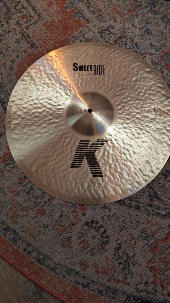 Zildjian 21 K Sweet Ride splinternieuw, Muziek en Instrumenten, Ophalen, Nieuw, Overige merken