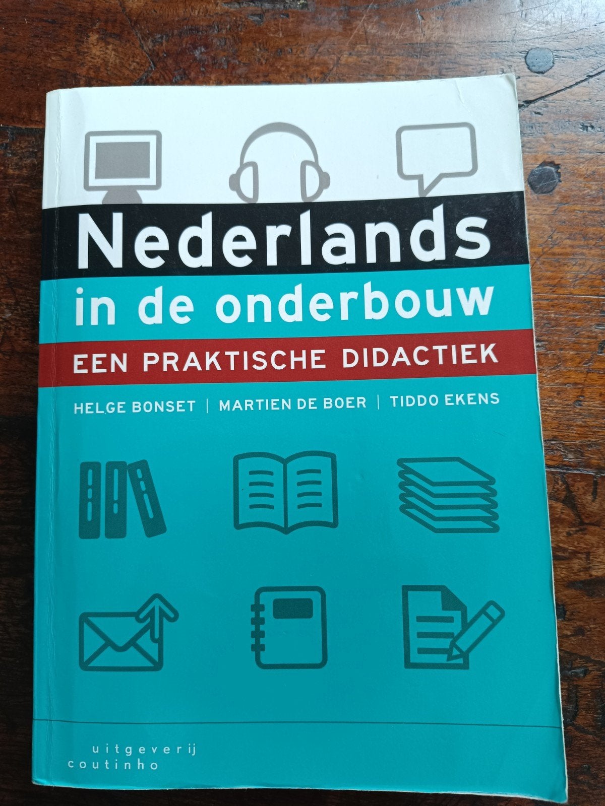 Nederlands in de onderbouw - Een praktische didactiek, Boeken, Studieboeken en Cursussen, Zo goed als nieuw, Alpha, Helge Bonset, Martien de Boer, Tiddo Ekens