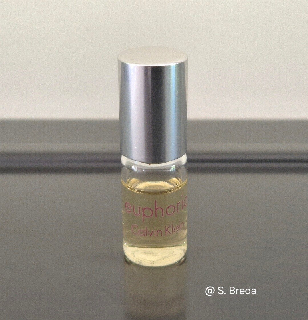 Calvin Klein - Euphoria - Eau de Parfum miniatuur roller, Verzamelen, Parfumverzamelingen, Zo goed als nieuw, Miniatuur, Gevuld