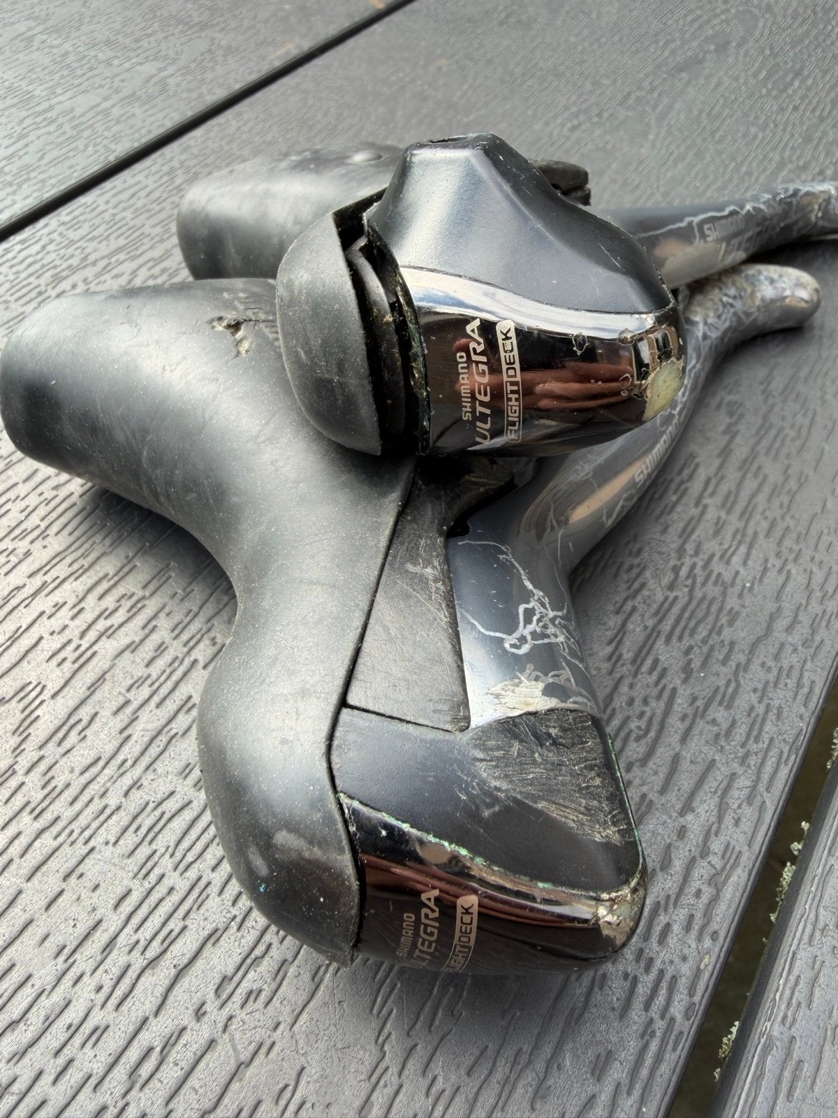Shimano Ultegra Flight Deck Shifters, Gebruikt, Overige materialen, Ophalen of Verzenden, Derailleur of Ketting