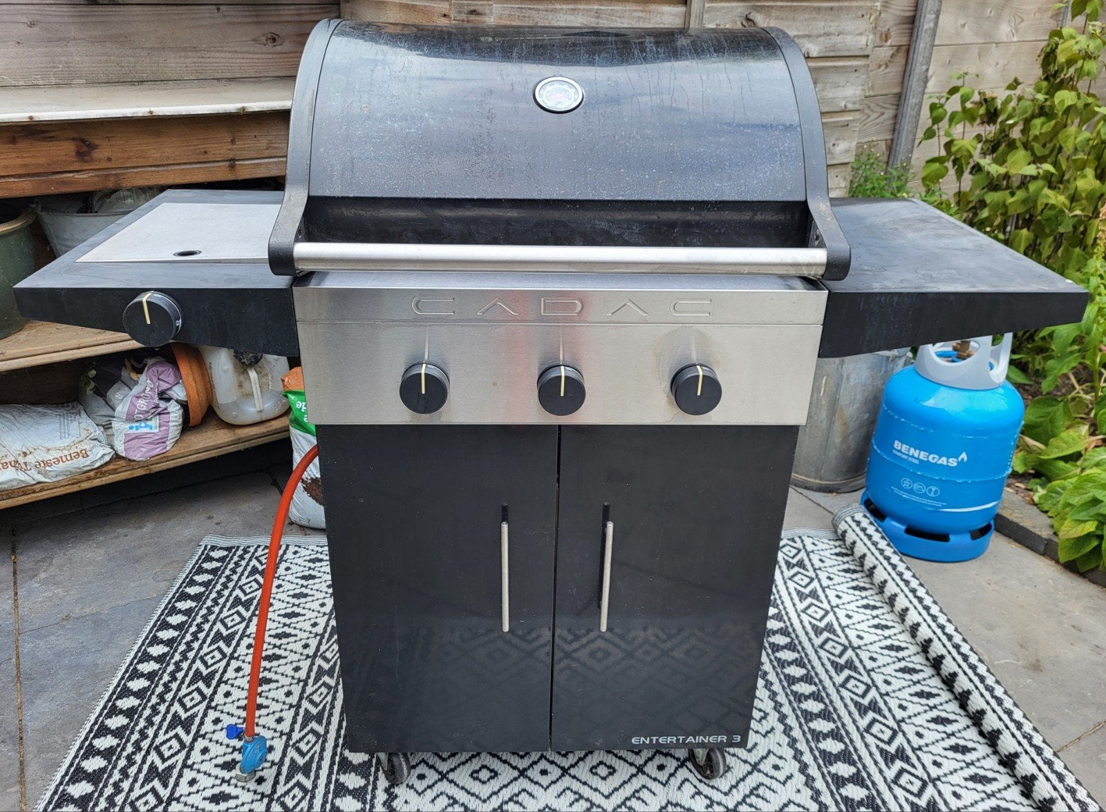 Cadac Entertainer 3 gasbarbecue met zijbrander, Ophalen, Gebruikt, Cadac