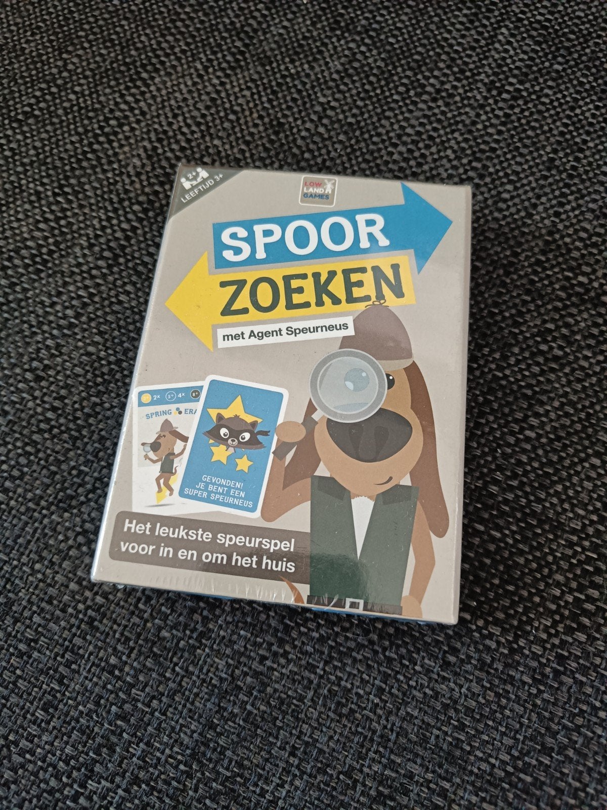 Spoor Zoeken met Agent Speurneus - Nieuw in seal, Een of twee spelers, Ophalen of Verzenden, Nieuw, Lowland Games