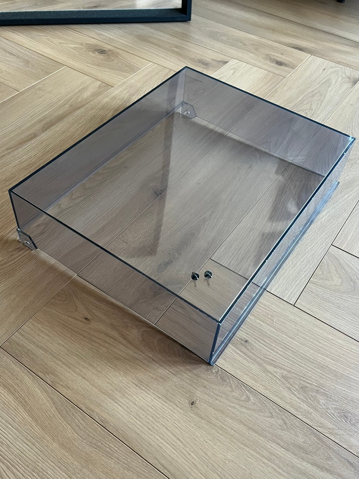 Thorens TD165 stofkap | gebruikt, in goede staat | gepolijst, Audio, Tv en Foto, Platenspelers, Ophalen, Zo goed als nieuw, Platenspeler-onderdeel