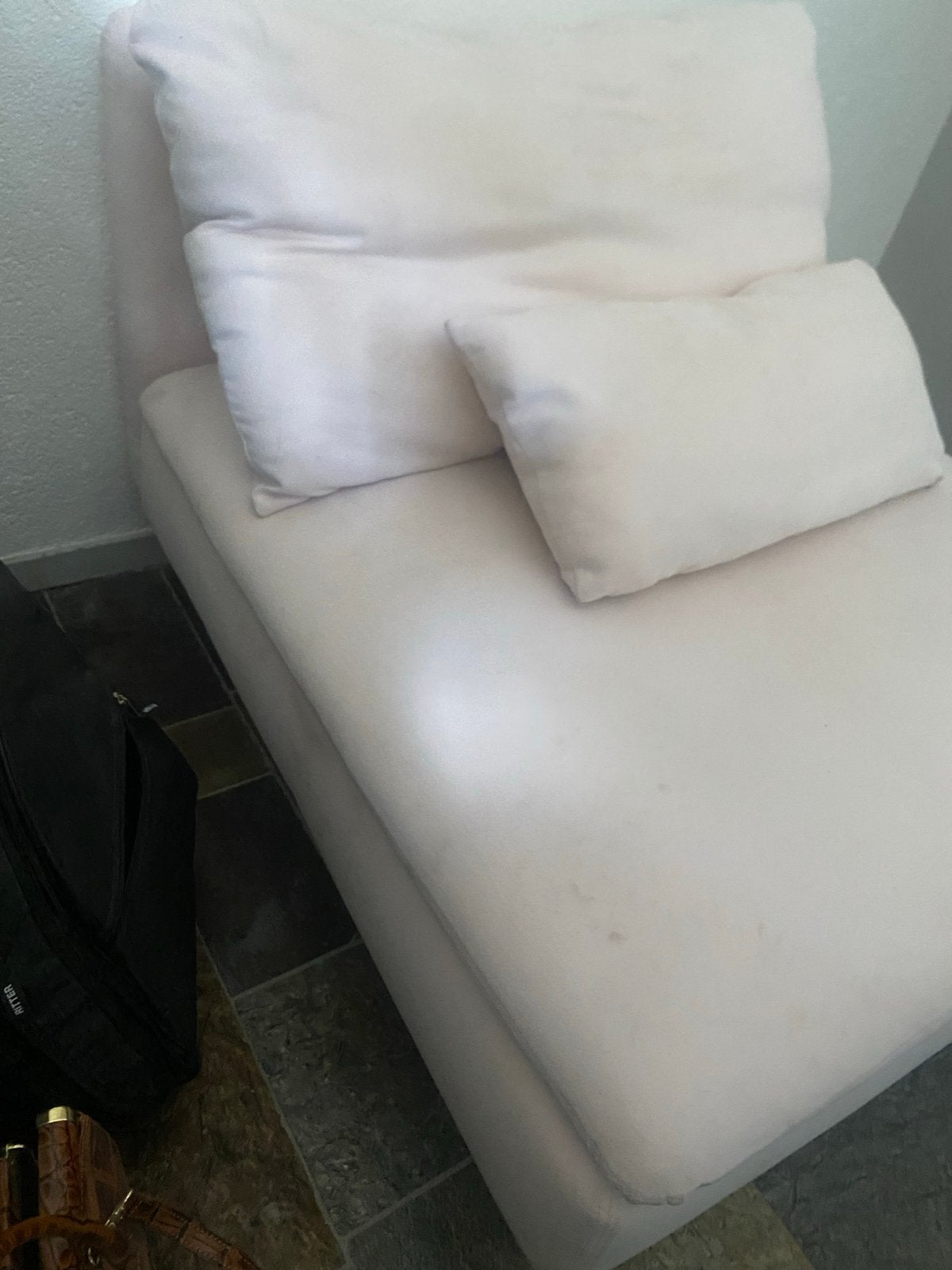 Ikea Söderhamn stoel lichtroze gebruikt, Huis en Inrichting, Stoelen, Ophalen, Gebruikt, Overige kleuren, Eén