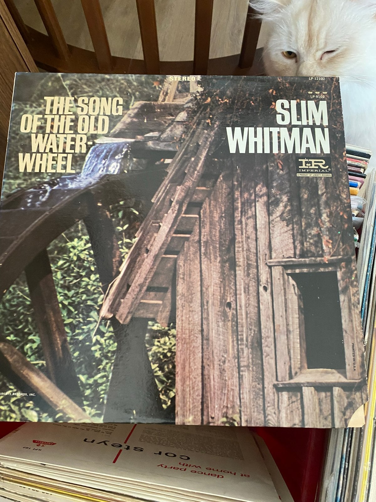 Slim Whitman - The Song Of The Old Waterwheel LP, Ophalen of Verzenden, Gebruikt, Album, Country