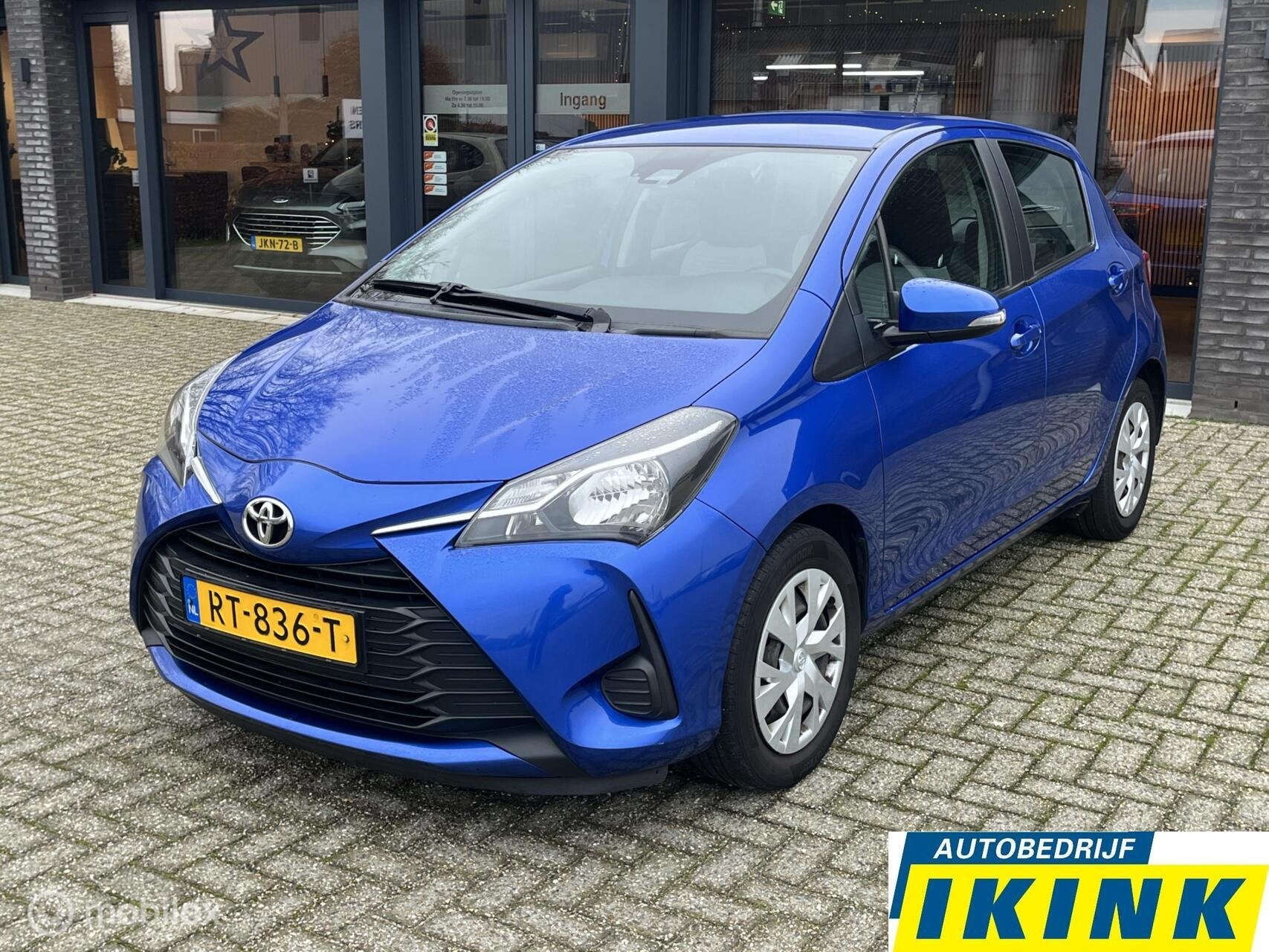 Toyota Yaris 1.0 VVT-i Comfort, Auto's, Voorwielaandrijving, Stof, Met garantie (alle), Blauw