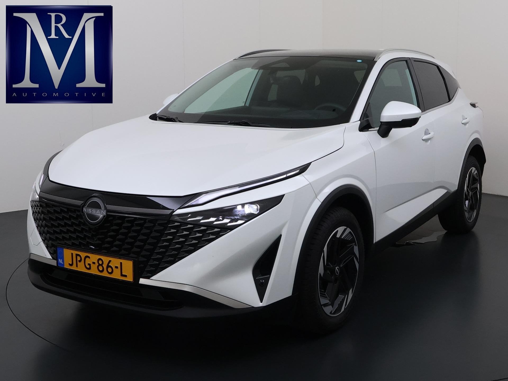 Nissan Qashqai 1.3 MHEV Xtronic N-Connecta ONDERHOUD GEHAD B, Auto's, Nissan, 4 cilinders, Leder en Stof, Wit, 1365 kg