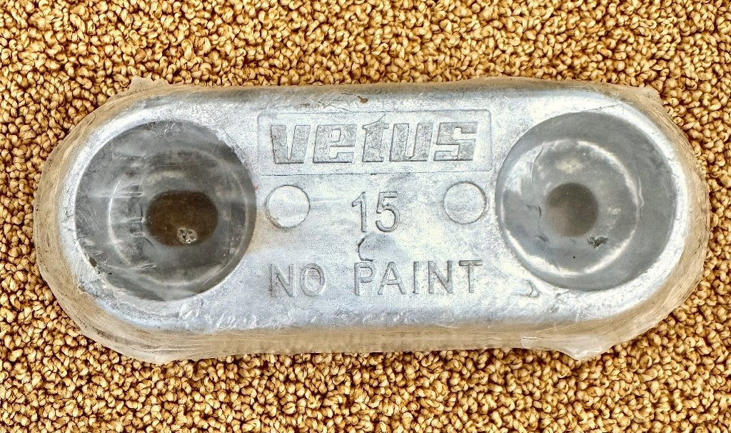 3 aluminium anodes ALU15c, Vetus, nieuw, gesealed in folie, Ophalen of Verzenden, Nieuw, Onderhoud en Reparatie