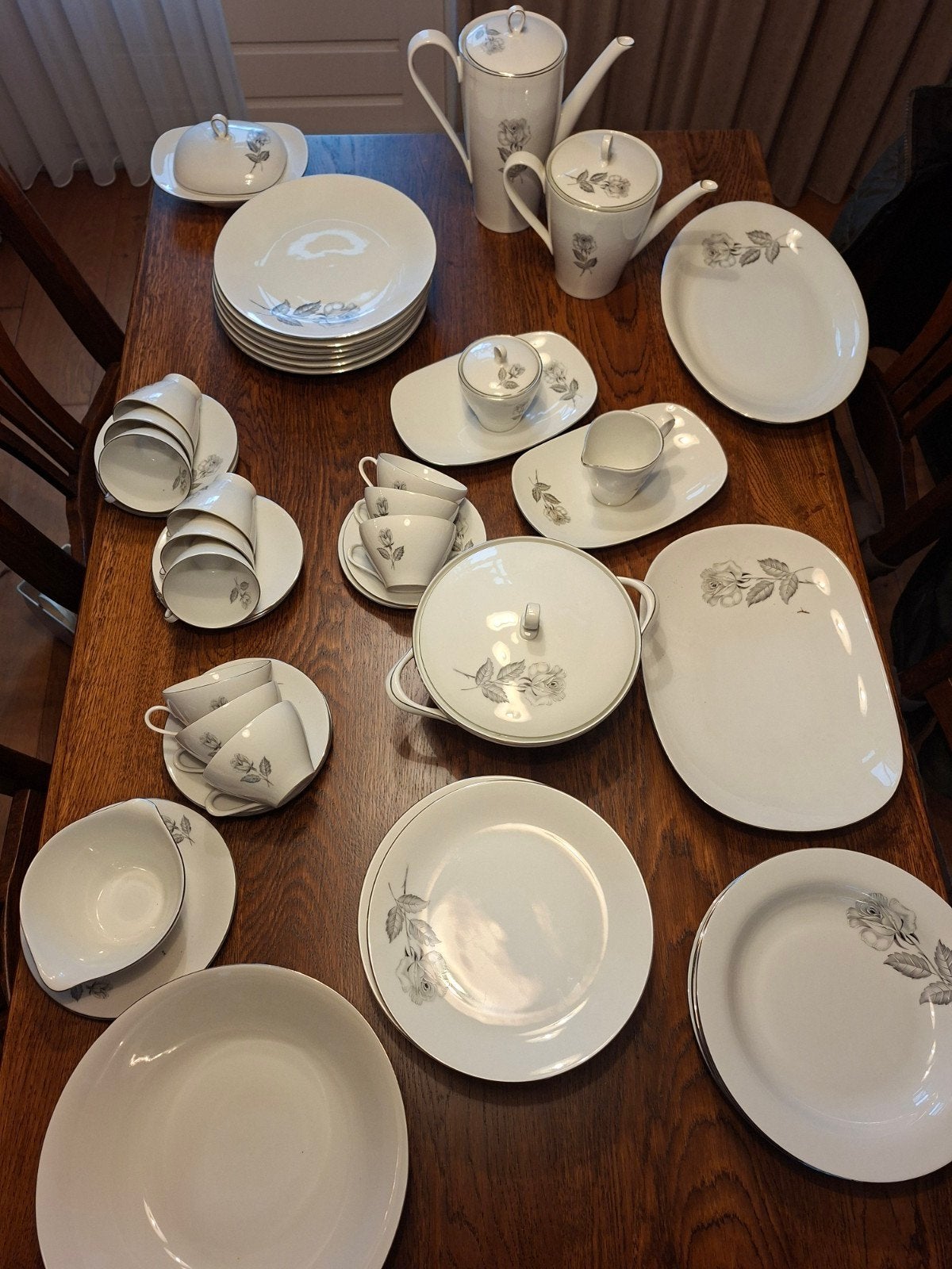 Prachtig compleet servies van Kronester Bavaria, Ophalen of Verzenden, Zo goed als nieuw, Porselein, Overige stijlen