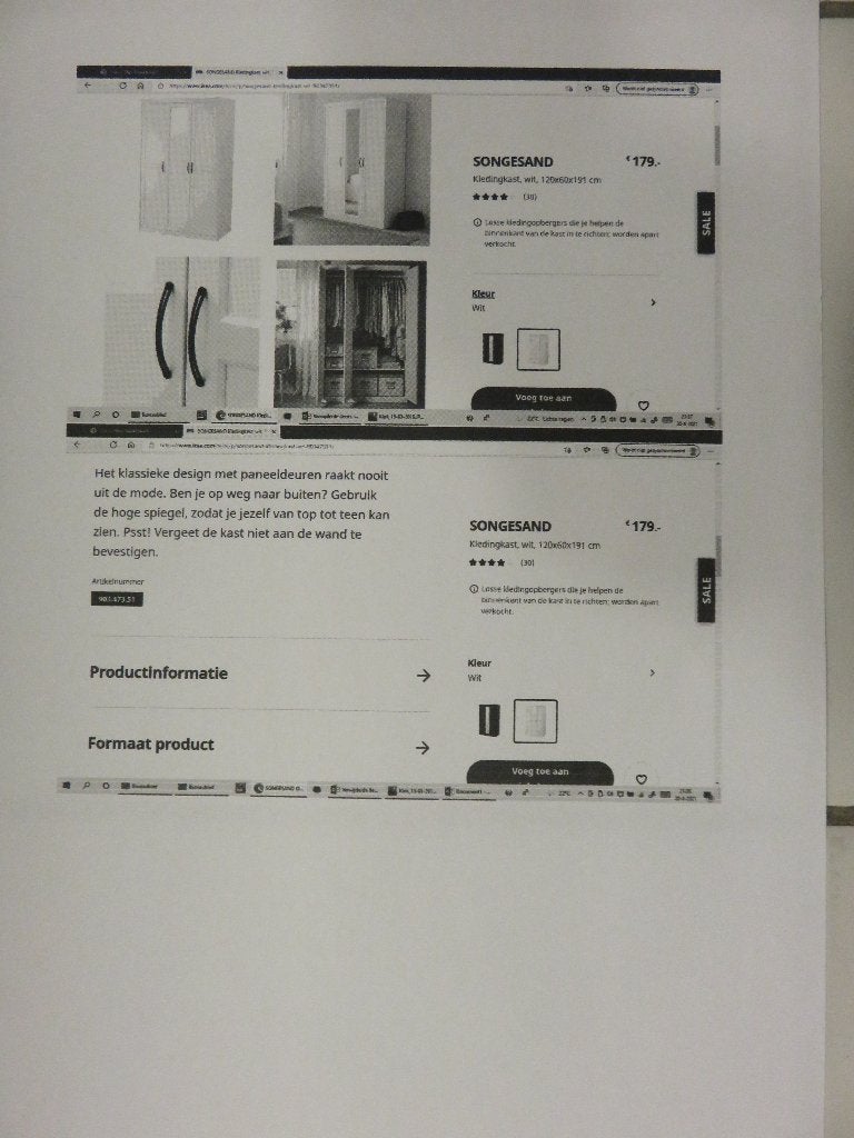 Kledingkast, Ophalen, Gebruikt, 100 tot 150 cm, 150 tot 200 cm