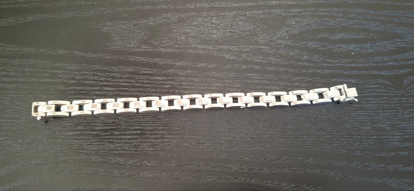 Mooie zware zilveren armband, Ophalen of Verzenden, Gebruikt, Zilver, Zilver
