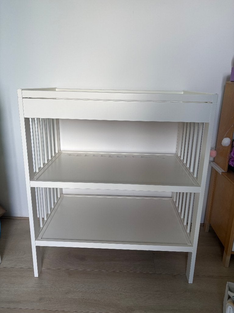IKEA Gulliver commode luiertafel met twee planken, Gebruikt, Overige typen, Standaard, Ophalen