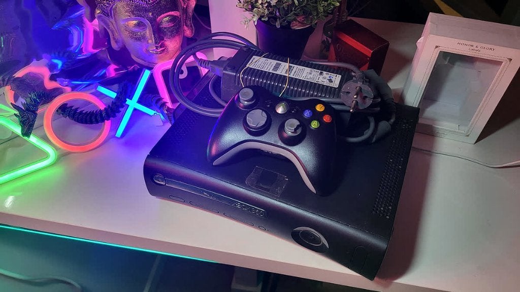 Xbox 360 120GB zwart + controller - GETEST en werkend, Gebruikt, 360 Elite of Super Elite, Ophalen of Verzenden, Met 1 controller