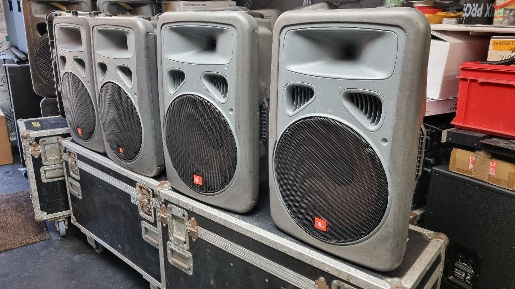 JBL eon actieve pa speaker 15 inch full range power 15 PAK, Ophalen, Gebruikt, Audio