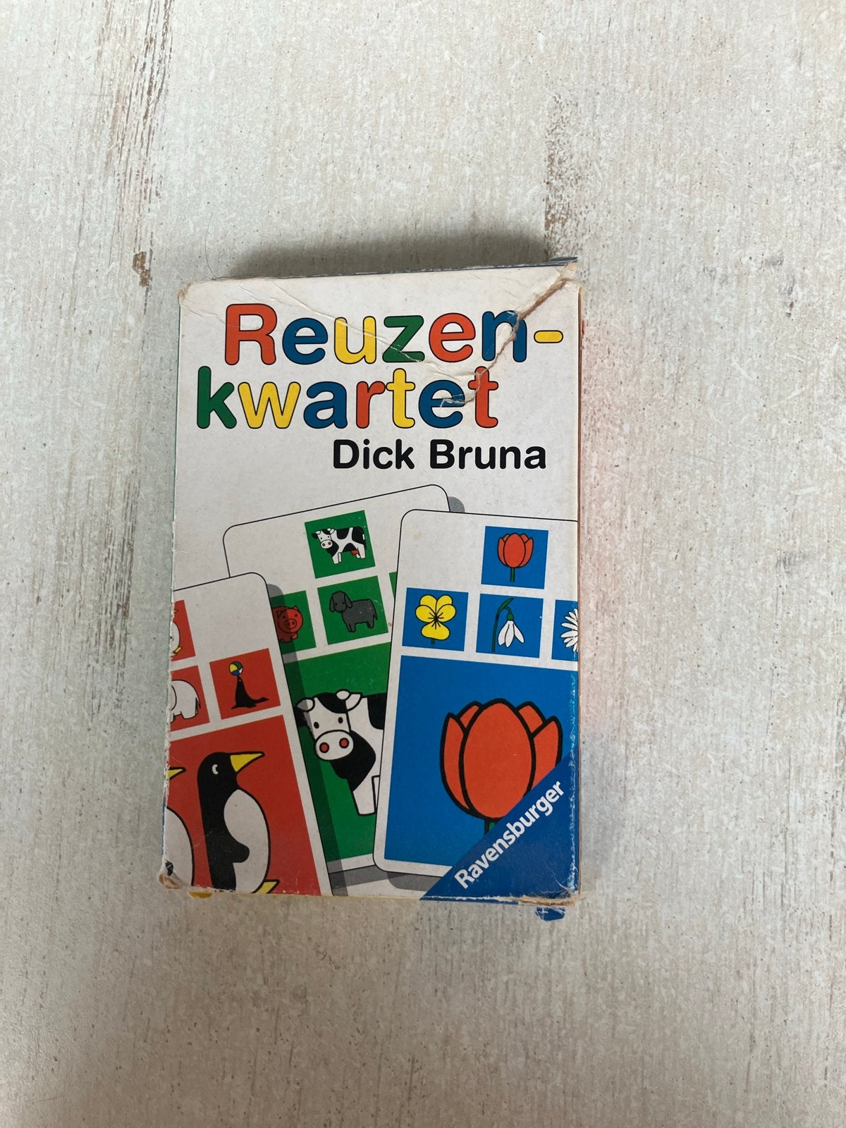 Reuzenkwartet Dick Bruna Ravensburger Vintage, Drie of vier spelers, Ophalen, Gebruikt
