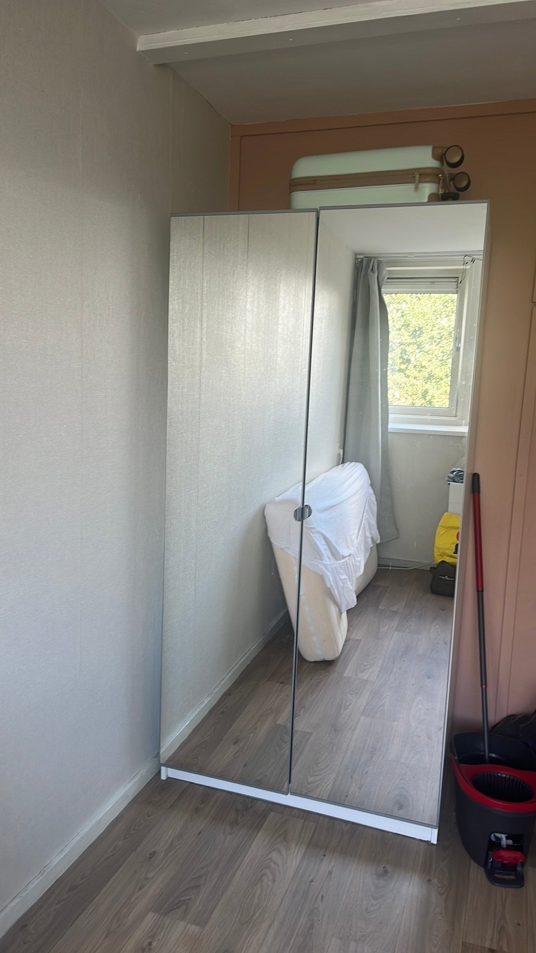 Pax kast ikea spiegels, Ophalen, Gebruikt, 100 tot 150 cm, 200 cm of meer