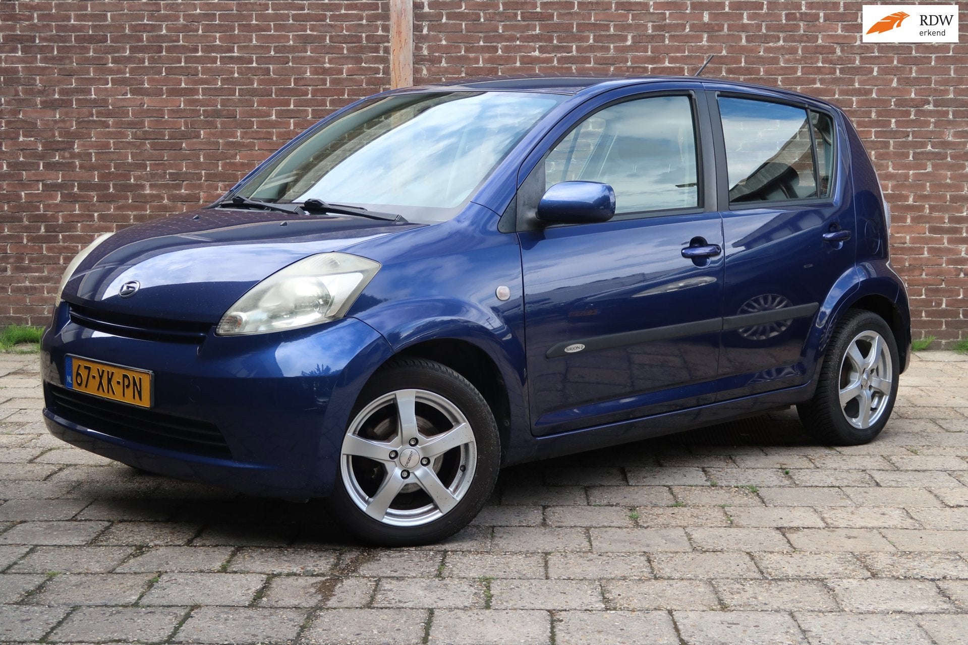 Daihatsu Sirion 2 1.3-16V Comfort *Rijklaarprijs *Airco, Auto's, Voorwielaandrijving, Gebruikt, 4 cilinders, Blauw