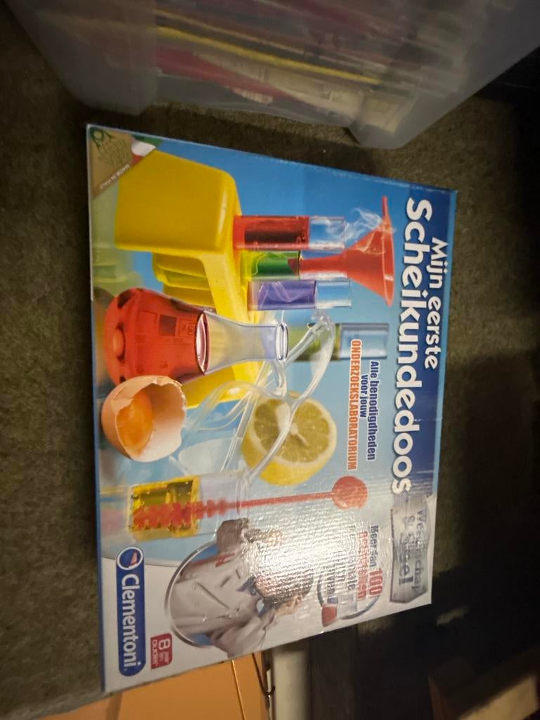 Gloednieuwe Clementoni Mijn Eerste Scheikundedoos, Kinderen en Baby's, Speelgoed | Educatief en Creatief, Verzenden, Nieuw, Ontdekken
