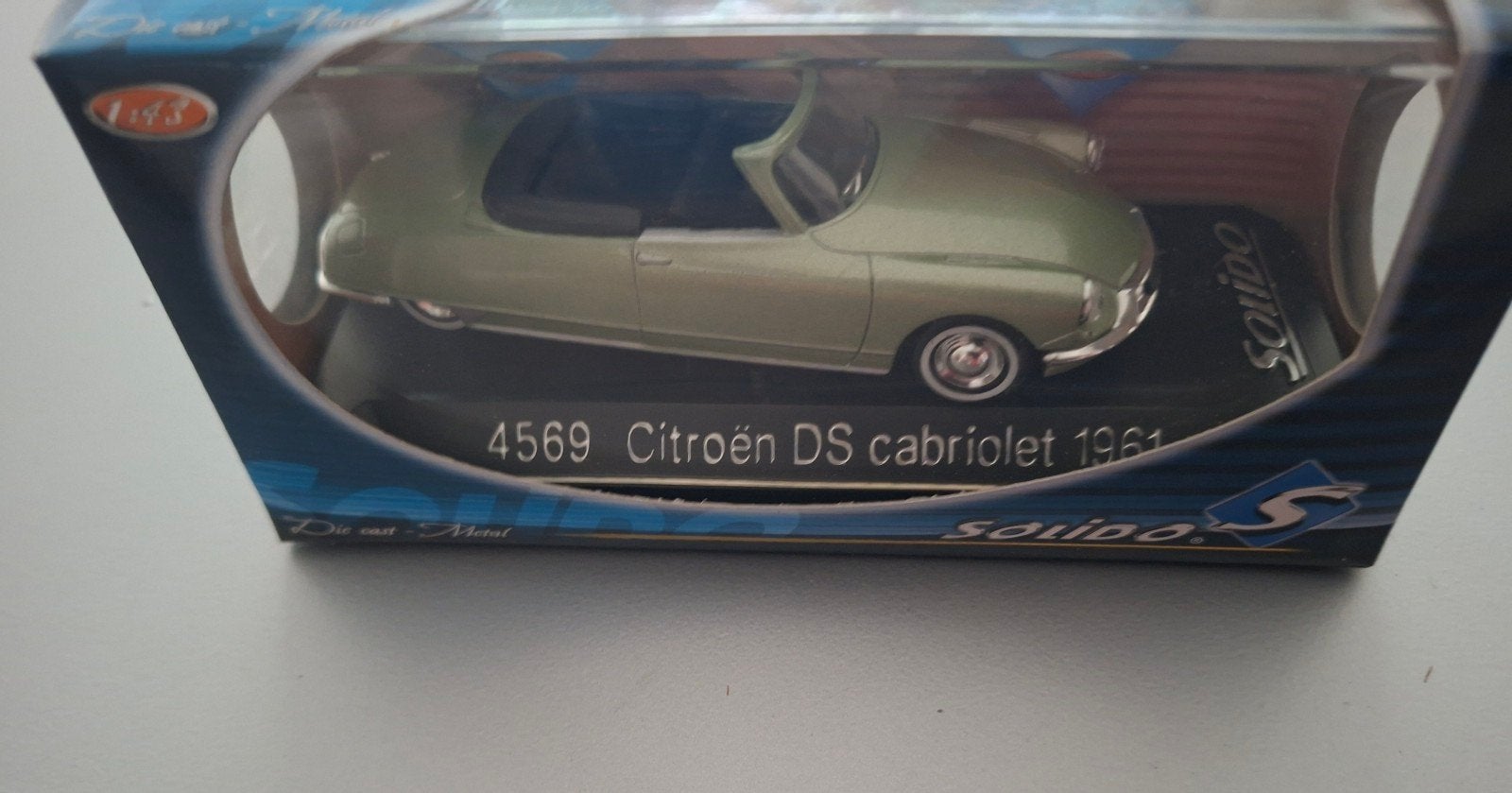 Citroën DS Cabriolet 1961, Verzenden, Zo goed als nieuw, Auto, Solido