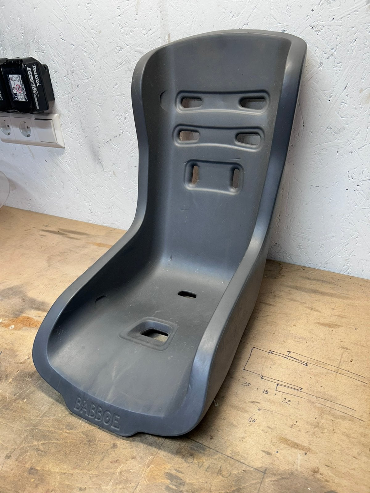 Babboe babyschaal kleuterzitje toddler seat bakfiets, Ophalen, Zo goed als nieuw