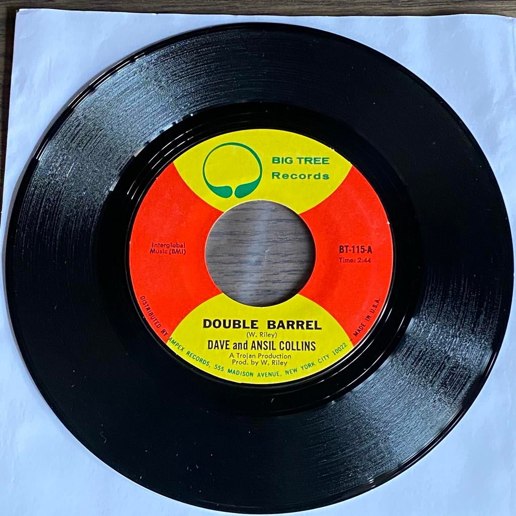 Dave and Ansil Collins - Double Barrel (7 inch vinyl single), Ophalen of Verzenden, Gebruikt, Overige genres